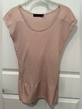 The Limited Dusty Rose Cap Sleeve Scoop Neck Top